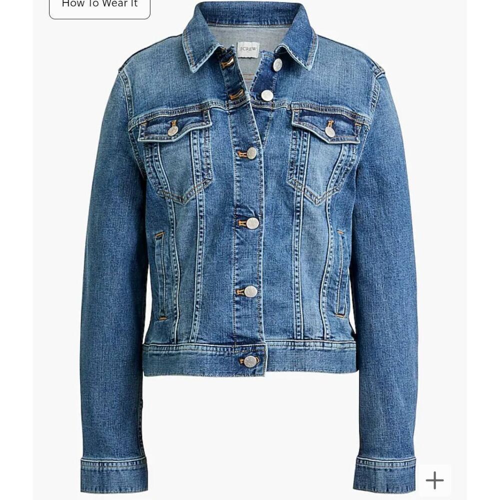 J Crew Classic jean jacket Size small Trucker